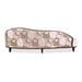 AICO Furniture Camellia Field Asymmetrical Sofa in Warm Pecan - Furniture Land (Milwaukee, WI)