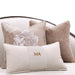 AICO Furniture Camellia Field Asymmetrical Sofa in Warm Pecan - Furniture Land (Milwaukee, WI)