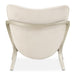 AICO Furniture Camellia Field Accent Chair Ivory in Caramel - Furniture Land (Milwaukee, WI)