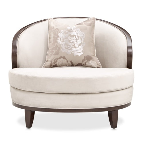 AICO Furniture Camellia Field Matching Chair in Warm Pecan - Furniture Land (Milwaukee, WI)