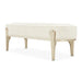 AICO Furniture Camellia Field Bench in Caramel - Furniture Land (Milwaukee, WI)