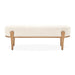 AICO Furniture Camellia Field Bench in Warm Pecan - Furniture Land (Milwaukee, WI)