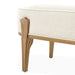 AICO Furniture Camellia Field Bench in Warm Pecan - Furniture Land (Milwaukee, WI)