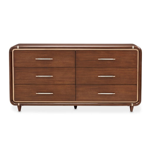 AICO Furniture Mason Park Dresser in Umber - Furniture Land (Milwaukee, WI)