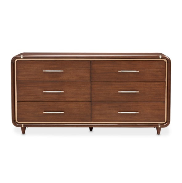 AICO Furniture Mason Park Dresser in Umber - Furniture Land (Milwaukee, WI)