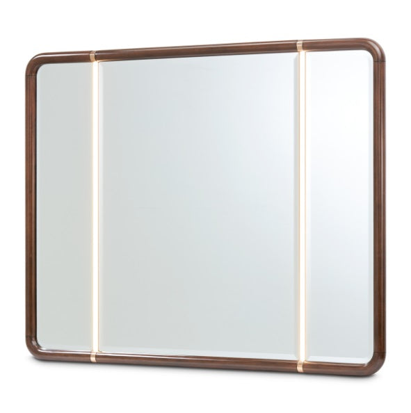 AICO Furniture Mason Park Dresser Mirror in Umber - Furniture Land (Milwaukee, WI)