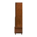 AICO Furniture Mason Park Offset Chest with Storage Mirror in Umber - Furniture Land (Milwaukee, WI)