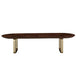 AICO Furniture Houston Oval Dining Table in Walnut - Furniture Land (Milwaukee, WI)