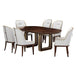 AICO Furniture Houston Oval Dining Table in Walnut - Furniture Land (Milwaukee, WI)
