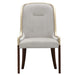 AICO Furniture Houston Assmebled Side Chair (Set of 2) in Walnut - Furniture Land (Milwaukee, WI)
