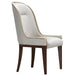 AICO Furniture Houston Assmebled Side Chair (Set of 2) in Walnut - Furniture Land (Milwaukee, WI)