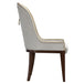 AICO Furniture Houston Assmebled Side Chair (Set of 2) in Walnut - Furniture Land (Milwaukee, WI)