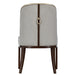 AICO Furniture Houston Assmebled Side Chair (Set of 2) in Walnut - Furniture Land (Milwaukee, WI)