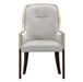 AICO Furniture Houston Assmebled Arm Chair in Walnut - Furniture Land (Milwaukee, WI)
