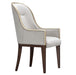 AICO Furniture Houston Assmebled Arm Chair in Walnut - Furniture Land (Milwaukee, WI)