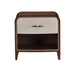 AICO Furniture Houston Small Nightstand in Walnut - Furniture Land (Milwaukee, WI)