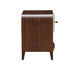 AICO Furniture Houston Small Nightstand in Walnut - Furniture Land (Milwaukee, WI)