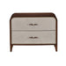 AICO Furniture Houston Large Nightstand in Walnut - Furniture Land (Milwaukee, WI)