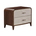 AICO Furniture Houston Large Nightstand in Walnut - Furniture Land (Milwaukee, WI)