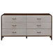 AICO Furniture Houston Dresser in Walnut - Furniture Land (Milwaukee, WI)