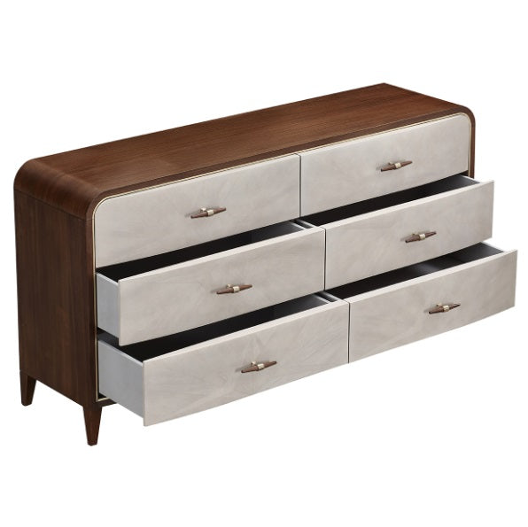 AICO Furniture Houston Dresser in Walnut - Furniture Land (Milwaukee, WI)