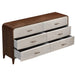 AICO Furniture Houston Dresser in Walnut - Furniture Land (Milwaukee, WI)