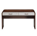 AICO Furniture Houston Vanity Desk in Walnut - Furniture Land (Milwaukee, WI)