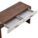 AICO Furniture Houston Vanity Desk in Walnut - Furniture Land (Milwaukee, WI)