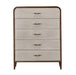 AICO Furniture Houston Chest in Walnut - Furniture Land (Milwaukee, WI)