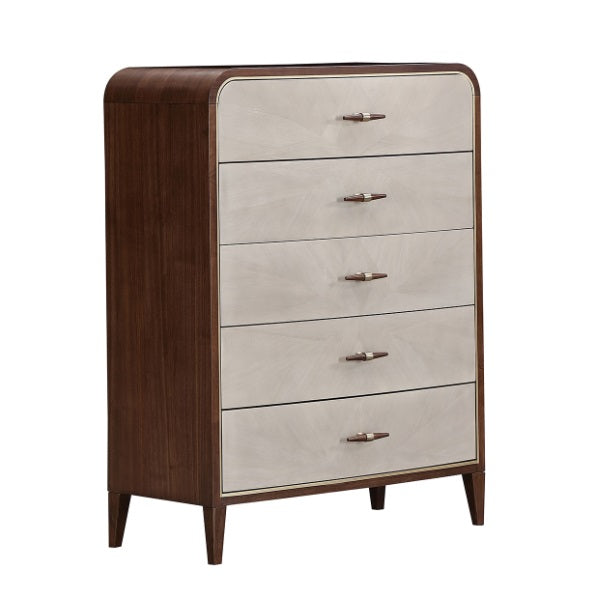 AICO Furniture Houston Chest in Walnut - Furniture Land (Milwaukee, WI)