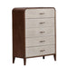 AICO Furniture Houston Chest in Walnut - Furniture Land (Milwaukee, WI)
