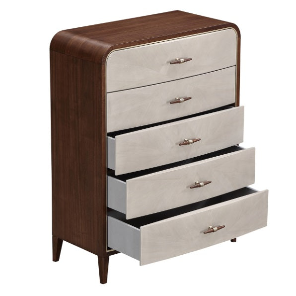 AICO Furniture Houston Chest in Walnut - Furniture Land (Milwaukee, WI)