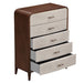 AICO Furniture Houston Chest in Walnut - Furniture Land (Milwaukee, WI)