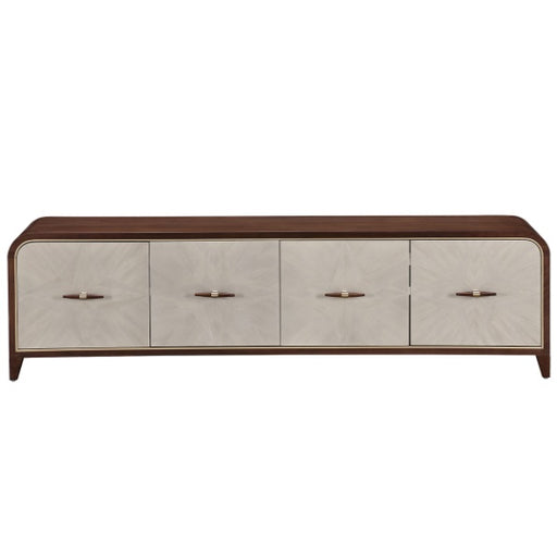 AICO Furniture Houston Media Cabinet in Walnut - Furniture Land (Milwaukee, WI)
