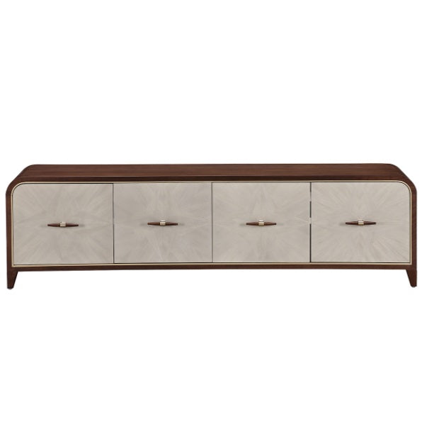 AICO Furniture Houston Media Cabinet in Walnut - Furniture Land (Milwaukee, WI)