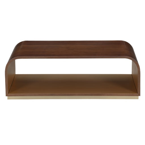 AICO Furniture Houston Cocktail Table in Walnut - Furniture Land (Milwaukee, WI)