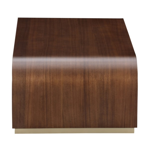 AICO Furniture Houston Cocktail Table in Walnut - Furniture Land (Milwaukee, WI)