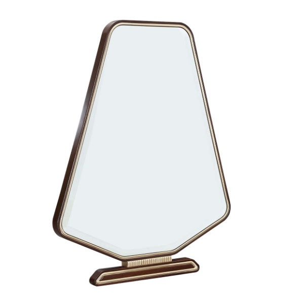 AICO Furniture Houston Vanity Mirror in Walnut - Furniture Land (Milwaukee, WI)