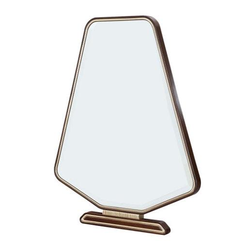 AICO Furniture Houston Vanity Mirror in Walnut - Furniture Land (Milwaukee, WI)