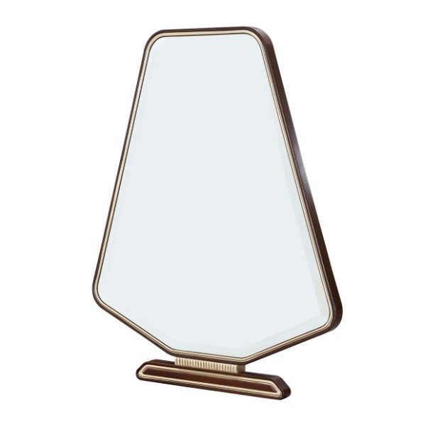 AICO Furniture Houston Vanity Mirror in Walnut - Furniture Land (Milwaukee, WI)