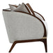 AICO Furniture Houston Sofa Pebble in Walnut - Furniture Land (Milwaukee, WI)