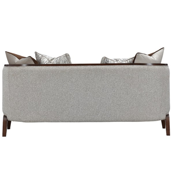 AICO Furniture Houston Loveseat Pebble in Walnut - Furniture Land (Milwaukee, WI)