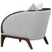 AICO Furniture Houston Matching Chair Pebble in Walnut - Furniture Land (Milwaukee, WI)