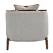 AICO Furniture Houston Chaise Pebble in Walnut - Furniture Land (Milwaukee, WI)