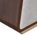 AICO Furniture Houston Accent Bench in Walnut - Furniture Land (Milwaukee, WI)