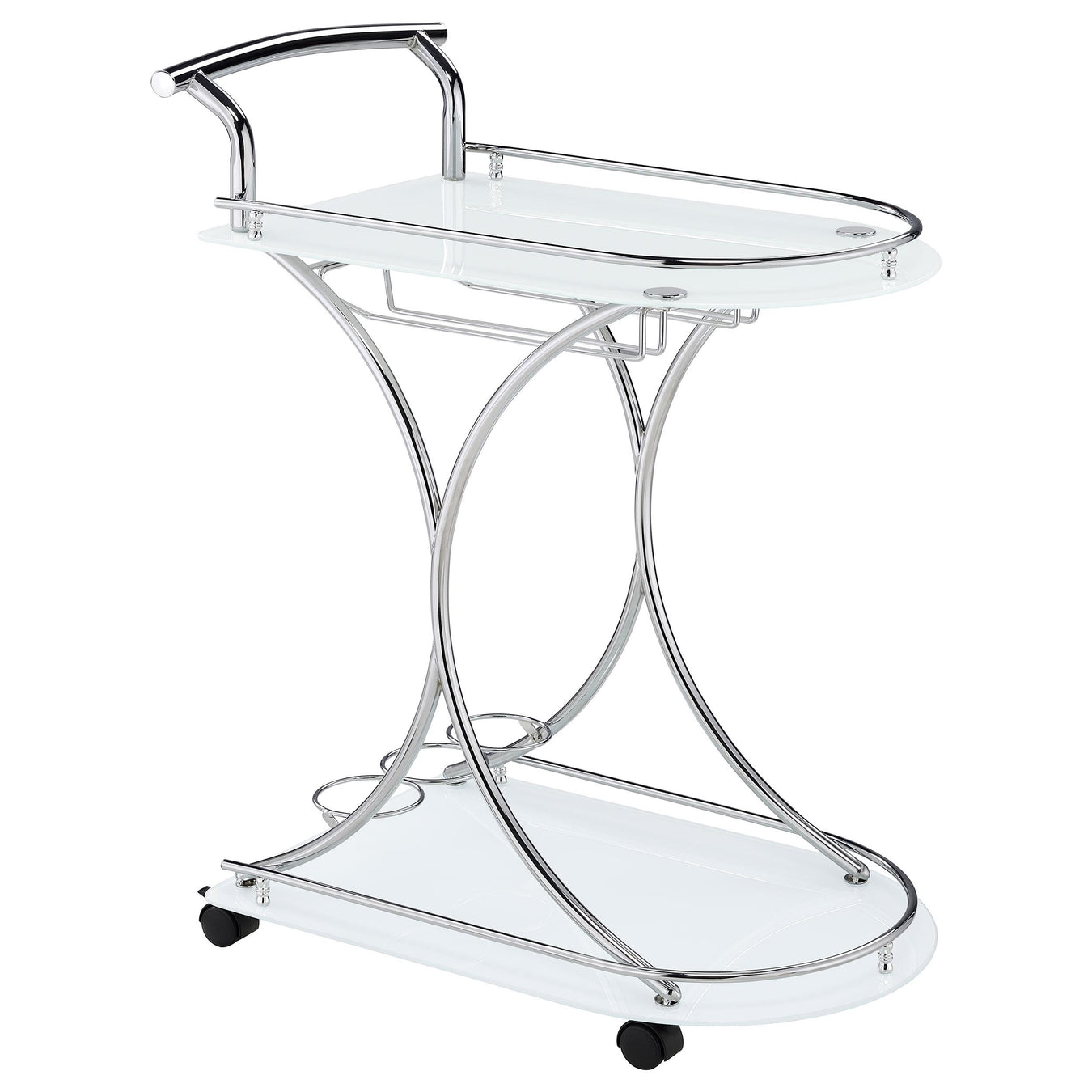 White Glass / Chrome