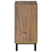 Teller 1-door Entryway Shoe Storage Cabinet Natural Oak - Furniture Land (Milwaukee, WI)