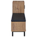 Teller 1-door Entryway Shoe Storage Cabinet Natural Oak - Furniture Land (Milwaukee, WI)