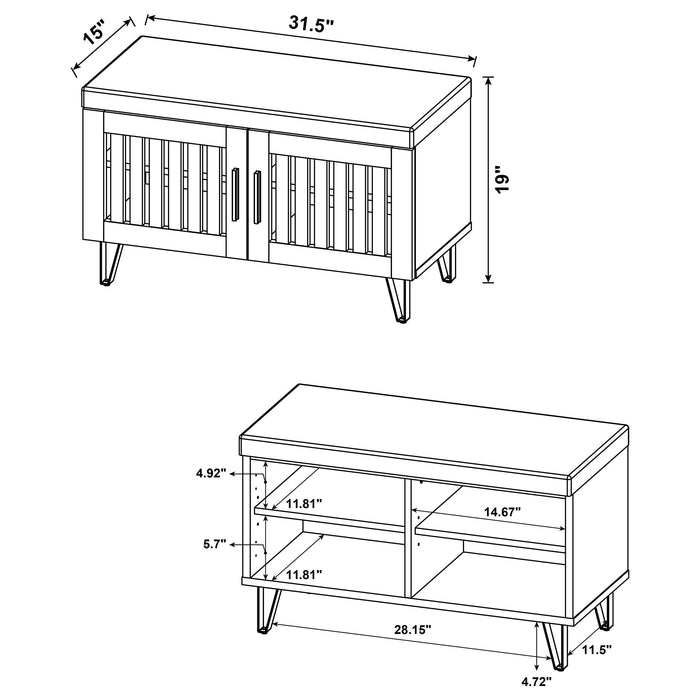 Brixton Storage Benches - Furniture Land (Milwaukee, WI)