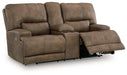 Beckley Place Power Reclining Loveseat with Console - Furniture Land (Milwaukee, WI)